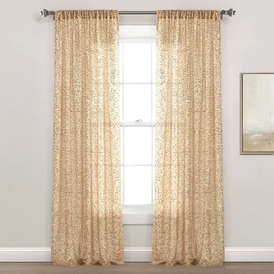 52"x84" Ballgown Glam Sparkle Sequins Window Curtain Panel - Lush Décor 7 52"x84" Ballgown Glam Sparkle Sequins Window Curtain Panel - Lush Décor - Image 7