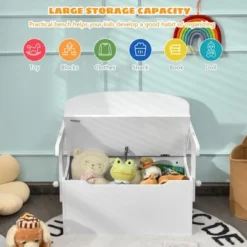 Costway 3-in-1 Kids Convertible Storage Bench Wood Activity Table And Chair Set 15 Costway 3-in-1 Kids Convertible Storage Bench Wood Activity Table And Chair Set -Children Household Series GUEST 854a8264 b38a 4b77 a474 d03d26a3b03c