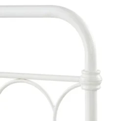 Twin Caledonia Metal Bed Antique White - Inspire Q -Children Household Series GUEST 88ab8add 8931 4613 9d28 29d2f00fd68d