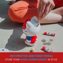 Silver Buffalo Sanrio Hello Kitty 6-Inch Ceramic Figural Coin Bank Storage 8 Silver Buffalo Sanrio Hello Kitty 6-Inch Ceramic Figural Coin Bank Storage -Children Household Series GUEST 88f0de1e 7d78 4ada ae32 c10b78f33ef8