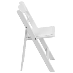 Emma And Oliver 11 Pack Kids White Resin Folding Chair With White Vinyl Padded Seat -Children Household Series GUEST 8969baaf b1e8 4d50 8446 1278b3578fcb