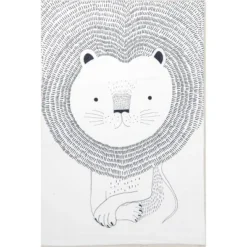 NuLOOM Kinslee Modern Lion Machine Washable Kids Area Rug -Children Household Series GUEST 8acf3cb4 eeab 4e80 8249 f33bb579c837