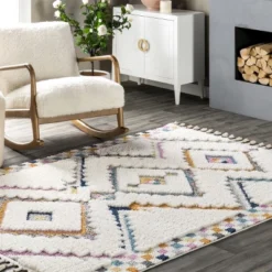 NuLOOM Lilou Moroccan Kids Tassel Area Rug -Children Household Series GUEST 8b21dd21 e325 42bb 8543 57d337a4d096