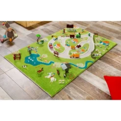 39"x59" Farm 3D Play Rug - IVI -Children Household Series GUEST 8cc72825 78a3 4bb8 b27a b6ec52454b8b