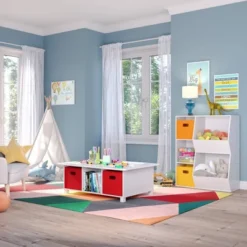 Kids' 6 Cubby Storage Activity Table - RiverRidge Home -Children Household Series GUEST 8d77b46e 978e 4b58 a548 0e6aa71ec938