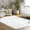 NuLOOM Calla Kids Polka Dot Nursery Or Playroom Area Rug