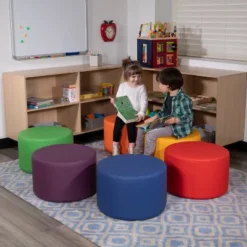 Flash Furniture Soft Seating Flexible Circle For Classrooms And Daycares - 12" Seat Height -Children Household Series GUEST 8f2aa259 30b5 4f64 bd6a 49eac18f0392