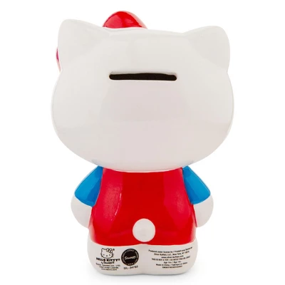 Silver Buffalo Sanrio Hello Kitty 6-Inch Ceramic Figural Coin Bank Storage 2 Silver Buffalo Sanrio Hello Kitty 6-Inch Ceramic Figural Coin Bank Storage - Image 2