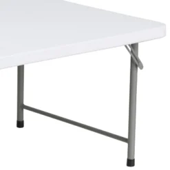Emma And Oliver 4.93-Foot Kid's Granite White Plastic Folding Activity Table - Play Table -Children Household Series GUEST 8fc083b6 73c4 4f6b b304 4bbd3c3d2790