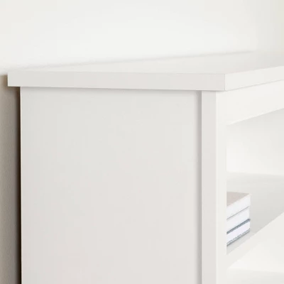 Twin Vito Bookcase Headboard Pure White - South Shore 6 Twin Vito Bookcase Headboard Pure White - South Shore - Image 6