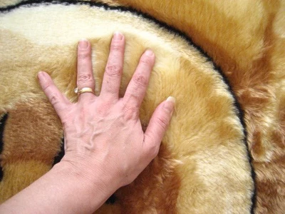 Walk On Me Faux Fur Super Soft Kids Teddy Bear Rug Tufted With Non-slip Backing Area Rug 3 Walk On Me Faux Fur Super Soft Kids Teddy Bear Rug Tufted With Non-slip Backing Area Rug - Image 3