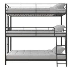 Triple Twin Zeke Metal Bunk Bed - Room & Joy -Children Household Series GUEST 91706260 e607 4761 9f02 be9ed39c55b0