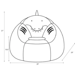 Shark Kids' Bean Bag Chair - Pillowfort™ 9 Shark Kids' Bean Bag Chair - Pillowfort™ -Children Household Series GUEST 9206efb8 2779 412a ab14 c441158e542e