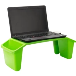 Mind Reader Kids’ Lap Desk, Freestanding Portable Table With Side Pockets, Plastic, Green, 2-Pack -Children Household Series GUEST 94bdd6d9 a18c 45c4 a50b fc737206f0dd