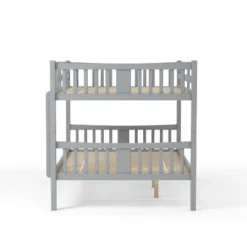 HOMES: Inside + Out Twin Over Twin Kids' Clare Bunk Bed Gray - IoHOMES -Children Household Series GUEST 9685aeba d88c 450c b96a d2b5da2da004