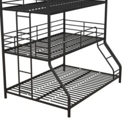 Twin/Twin/Full Zeke Triple Metal Bunk Bed - Room & Joy 16 Twin/Twin/Full Zeke Triple Metal Bunk Bed - Room & Joy -Children Household Series GUEST 96d01948 3da2 4bd7 a549 1fdd99f0d91e