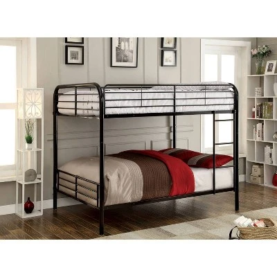 HOMES: Inside + Out Twin Over Twin Kids' Dero Bed Black - IoHOMES 2 HOMES: Inside + Out Twin Over Twin Kids' Dero Bed Black - IoHOMES - Image 2
