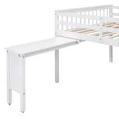Loft Bed With Removable Desk And Cabinet - ModernLuxe -Children Household Series GUEST 97840013 585a 435f 9927 94745cffaf02