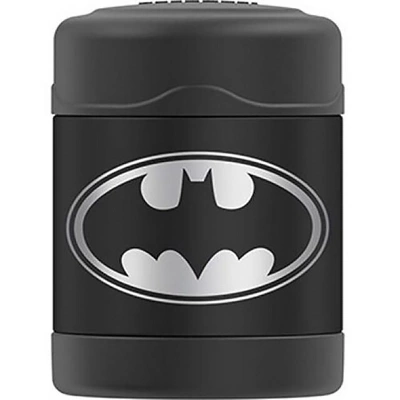 Thermos 10 Oz. Kid's Funtainer Batman Stainless Steel Food Jar - Silver/Black 1 Thermos 10 Oz. Kid's Funtainer Batman Stainless Steel Food Jar - Silver/Black