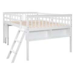 Loft Bed With Removable Desk And Cabinet - ModernLuxe -Children Household Series GUEST 9a54155c b676 42d4 9a5b 125afe6b32eb