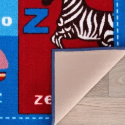 World Rug Gallery Kids Educational Learning Alphabet Symbols Non Slip Area Rug -Children Household Series GUEST 9a83f45c 55c0 420a b41f 5fe76fee7770