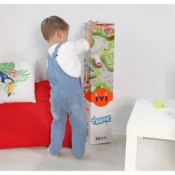 52.5"x71" Traffic Green 3D Play Rug - IVI 35 52.5"x71" Traffic Green 3D Play Rug - IVI -Children Household Series GUEST 9b3c84b7 b582 4978 ab40 c71acec89385