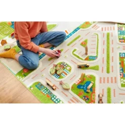 52.5"x71" Mini City 3D Play Rug - IVI -Children Household Series GUEST 9bb13d07 6efa 4477 b352 6f685e253b40