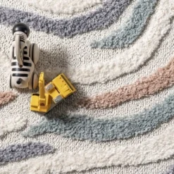 NuLOOM Adette Abstract Swirl Kids Tassel Area Rug -Children Household Series GUEST 9ce7c543 f639 4a30 9e06 19f33d9fef34