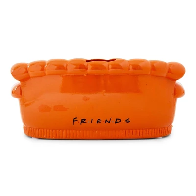Silver Buffalo Friends Central Perk Orange Couch Figural Coin Bank Storage | Toynk Exclusive 1 Silver Buffalo Friends Central Perk Orange Couch Figural Coin Bank Storage | Toynk Exclusive