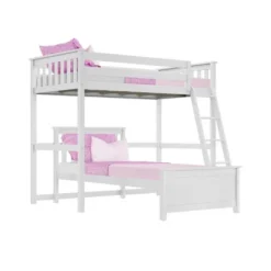 Max & Lily L-Shaped Twin Over Twin Bunk Bed -Children Household Series GUEST a1eb3c46 d145 449e 8c92 26d722f855c3