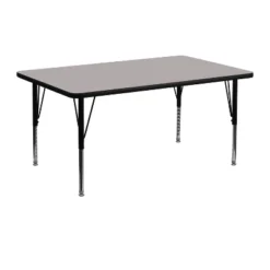 Emma And Oliver 24x48 Rectangle HP Laminate Adjustable Preschool Activity Table -Children Household Series GUEST a28c6f1d 5563 4699 bc8d 4af575ed2862