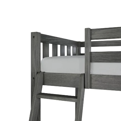 Twin Crosswinds Complete Loft Bed Wirebrush Gray - Hillsdale Furniture 6 Twin Crosswinds Complete Loft Bed Wirebrush Gray - Hillsdale Furniture - Image 6