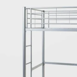 Twin Size Metal Platform Loft Bed - Saracina Home -Children Household Series GUEST a32c844d 4fae 42bb a9fd c7c5c3fd20a0
