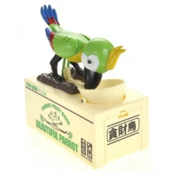 Insten Parrot Piggy Bank Robotic Coin Munching Toy Money Box, Green, 6.6x6.5 Inches 9 Insten Parrot Piggy Bank Robotic Coin Munching Toy Money Box, Green, 6.6x6.5 Inches -Children Household Series GUEST a53d7341 25ad 4fd6 9fb3 5fce180b8f83