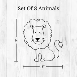 Safari Animals Wall Decor - Decalcomania -Children Household Series GUEST a59da859 816a 4179 b952 74007ccf71e1
