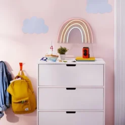 Rainbow Neon Kids' Wall Decor - Pillowfort™ -Children Household Series GUEST a5c5b923 d147 40ad 9cbf ea72124de9c8