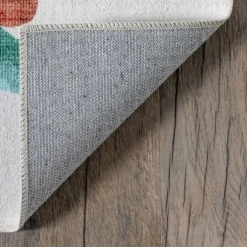 NuLOOM Eamon Dinosaur Machine Washable Kids Area Rug -Children Household Series GUEST a6b656f3 e5dd 4870 9f7d 3c8e12d49c53