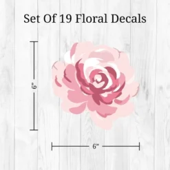 Pastel Floral Wall Decor - Decalcomania -Children Household Series GUEST a882d028 a984 48ea b7e6 b6d808c8f4bc