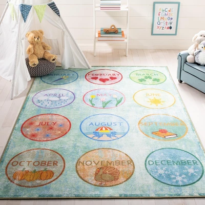 Kids Playhouse KPH256 Power Loomed Area Rug - Safavieh 1 Kids Playhouse KPH256 Power Loomed Area Rug - Safavieh