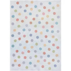 Well Woven Rainbow Polka Dots Apollo Kids Collection Multi Color Area Rug 7 Well Woven Rainbow Polka Dots Apollo Kids Collection Multi Color Area Rug -Children Household Series GUEST a98d509d 054a 4c38 ac74 2df4a1f1cc55