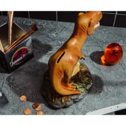 Silver Buffalo Jurassic World T-Rex 6-Inch Ceramic Sculpted Coin Bank Storage -Children Household Series GUEST ab8e0893 5bdc 4b90 9449 cb468829ed0e