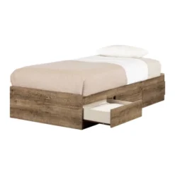 Arlen Mates Bed With 3 Drawers Weathered Oak - South Shore 12 Arlen Mates Bed With 3 Drawers Weathered Oak - South Shore -Children Household Series GUEST ac891cdf 3d95 4278 a755 da1bc80a6804