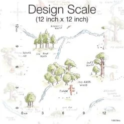 Winnie The Pooh 100 Acre Wood Map Peel And Stick Wallpaper - RoomMates 11 Winnie The Pooh 100 Acre Wood Map Peel And Stick Wallpaper - RoomMates -Children Household Series GUEST ad4971f9 0381 4536 b5b2 47299cf77ec3