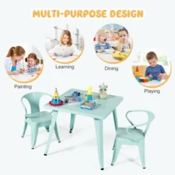 Costway Kids Steel 27'' Square Table Children Play Learn Activity Table Indoor Outdoor 15 Costway Kids Steel 27'' Square Table Children Play Learn Activity Table Indoor Outdoor -Children Household Series GUEST af241093 700f 42b0 9069 1d8f626f81c3