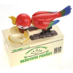 Ready! Set! Play! Link Parrot Bird Coin Saving Bank, Money Box For Girls & Boys -Children Household Series GUEST b1432ba9 1450 4834 8859 8f9fe4704b87