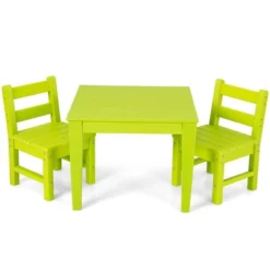 Costway 3PCS Kids Table & 2 Chairs Set Outdoor Heavy-Duty All-Weather Activity Table Set 23 Costway 3PCS Kids Table & 2 Chairs Set Outdoor Heavy-Duty All-Weather Activity Table Set -Children Household Series GUEST b3751f76 c6a0 41ef 8392 c39acf4e4ca6