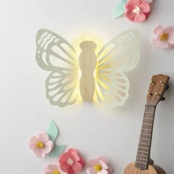 Butterfly Wood Lit Kids' Wall Decor Cream - Pillowfort™ 9 Butterfly Wood Lit Kids' Wall Decor Cream - Pillowfort™ -Children Household Series GUEST b3cbb6e1 bc0c 4879 995b 9742aeb143db