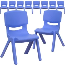 Emma And Oliver 10 Pack Plastic Stackable School Chair With 10.5" Seat Height 25 Emma And Oliver 10 Pack Plastic Stackable School Chair With 10.5" Seat Height -Children Household Series GUEST b44b008d 8c73 4eb2 a067 698aa85cb6e5