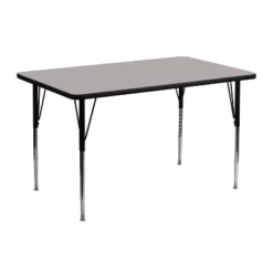 Flash Furniture 24''W X 48''L Rectangular HP Laminate Activity Table - Standard Height Adjustable Legs -Children Household Series GUEST b4cdfe64 d3a0 4ed4 8e25 66126a730a22