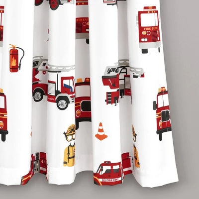 52"x84" Make A Wish Fire Truck Window Curtain Panels Set - Lush Décor 3 52"x84" Make A Wish Fire Truck Window Curtain Panels Set - Lush Décor - Image 3